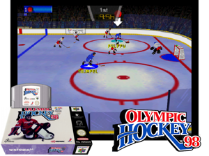 Olympic Hockey 98 (Europe) (En,Fr,De,Es) Cover